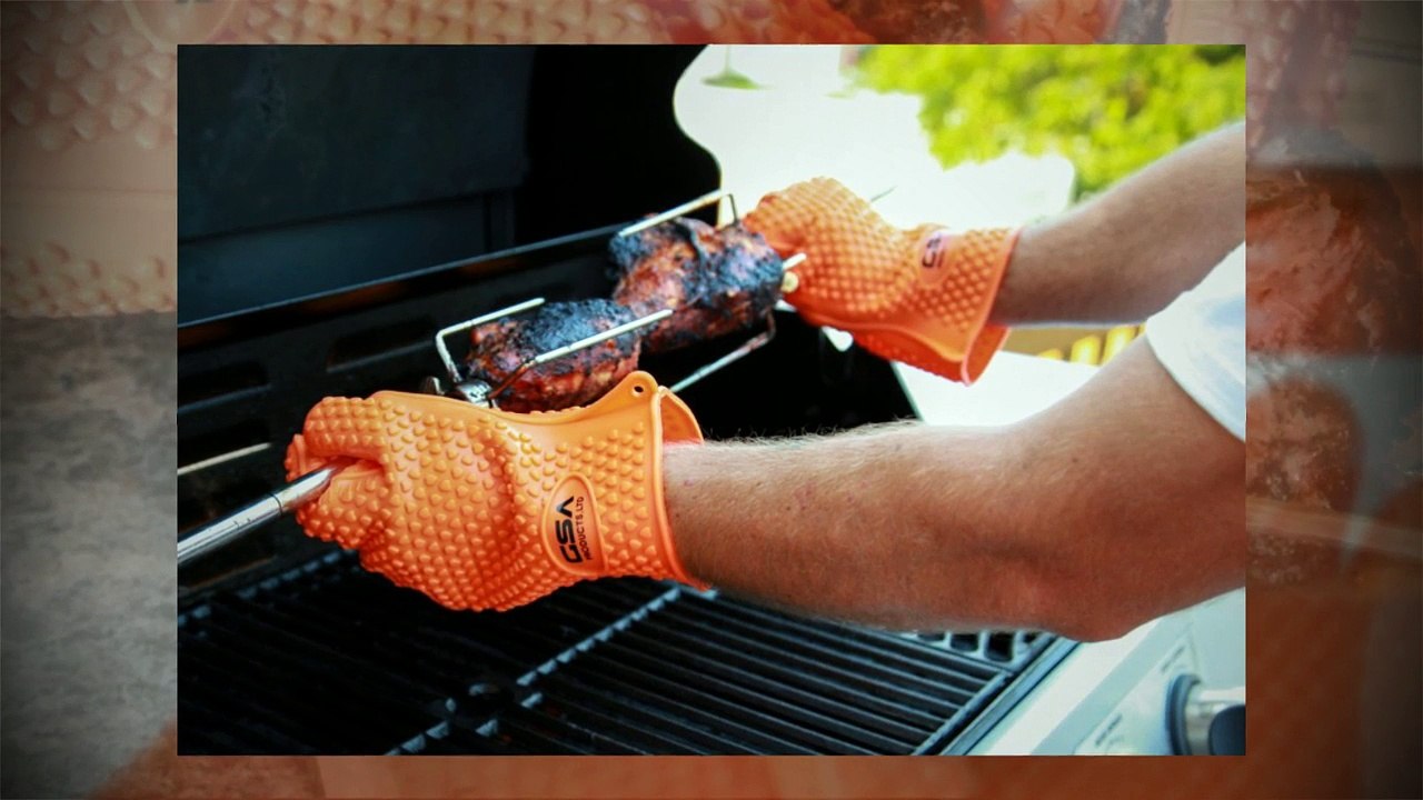 Silicone Gloves That Are Heat Resistent and Used On The BBQ