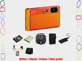 Sony Cyber-shot DSC-TX30 Digital Camera (Orange) 32GB Package