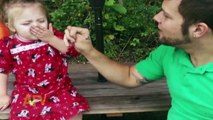 This Little Girl Is So Proud Of Her Dad For Getting Her Nose