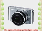 Nikon 1 J2 10.1 MP HD Digital Camera with 10-30mm and 30-110mm VR Lenses (Silver)