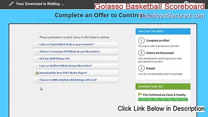 Golasso Basketball Scoreboard Keygen (Instant Download 2015)