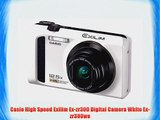 Casio High Speed Exilim Ex-zr300 Digital Camera White Ex-zr300we