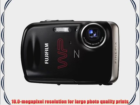 Fujifilm FinePix Z33WP 10 MP Waterproof Digital Camera with 3x Optical Zoom (Black)