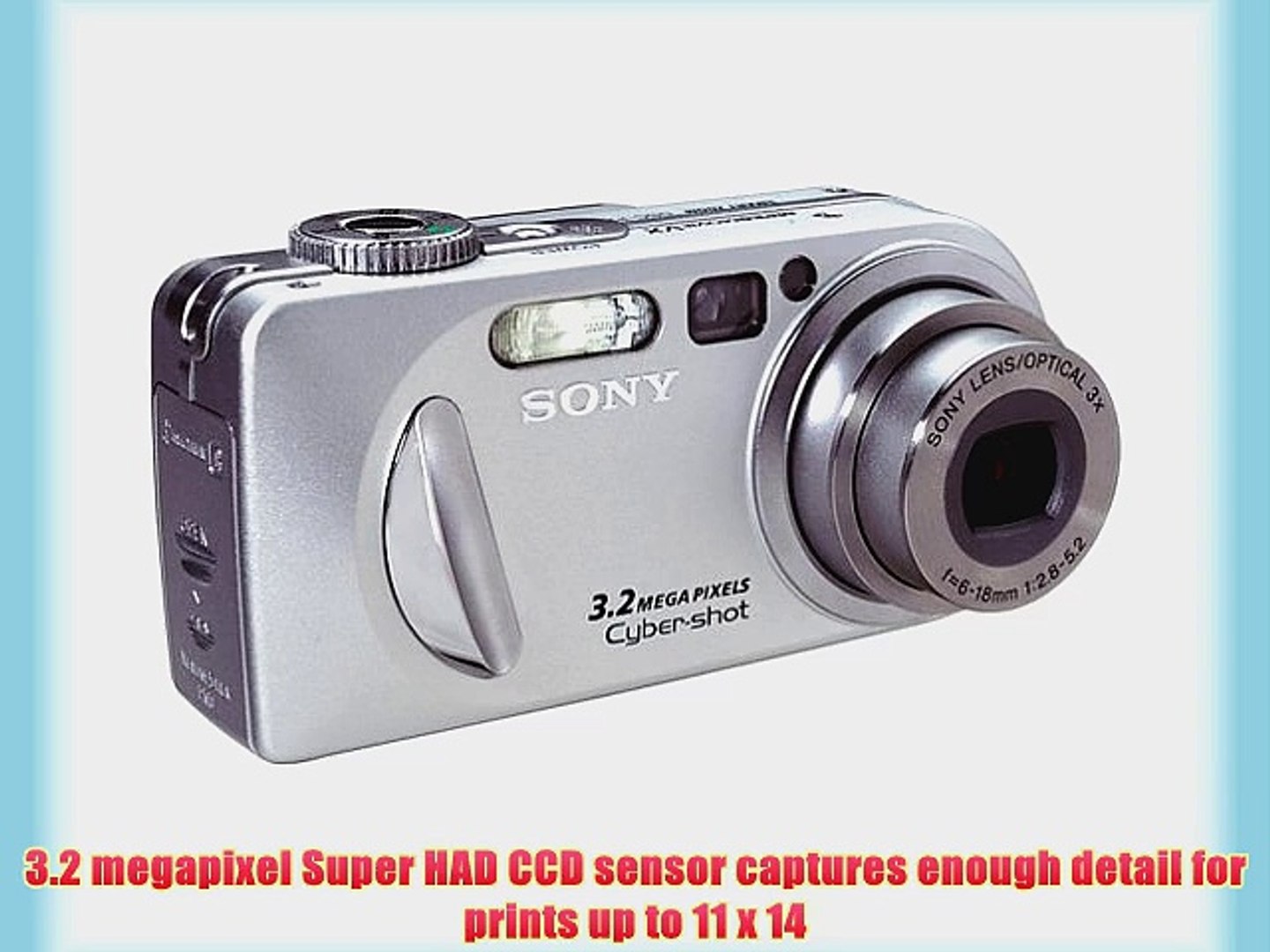 Sony DSCP8 Cyber-shot 3.2MP Digital Camera w/ 3x Optical Zoom - video  Dailymotion