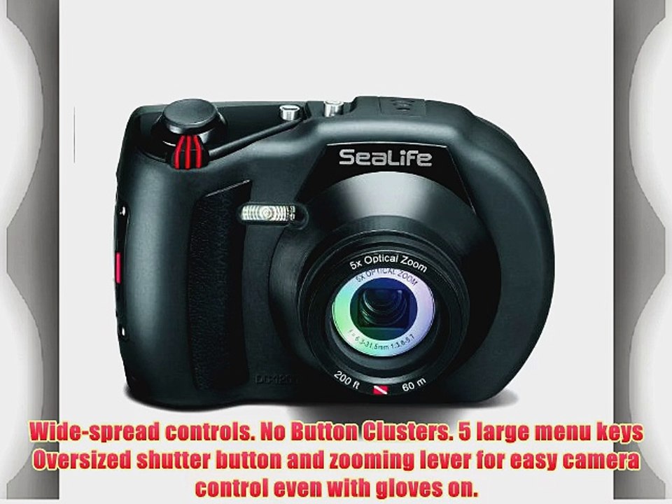 Sealife 12 Megapixel 5X Optical Zoom and 3-Inch LCD screen Underwater/Land Camera