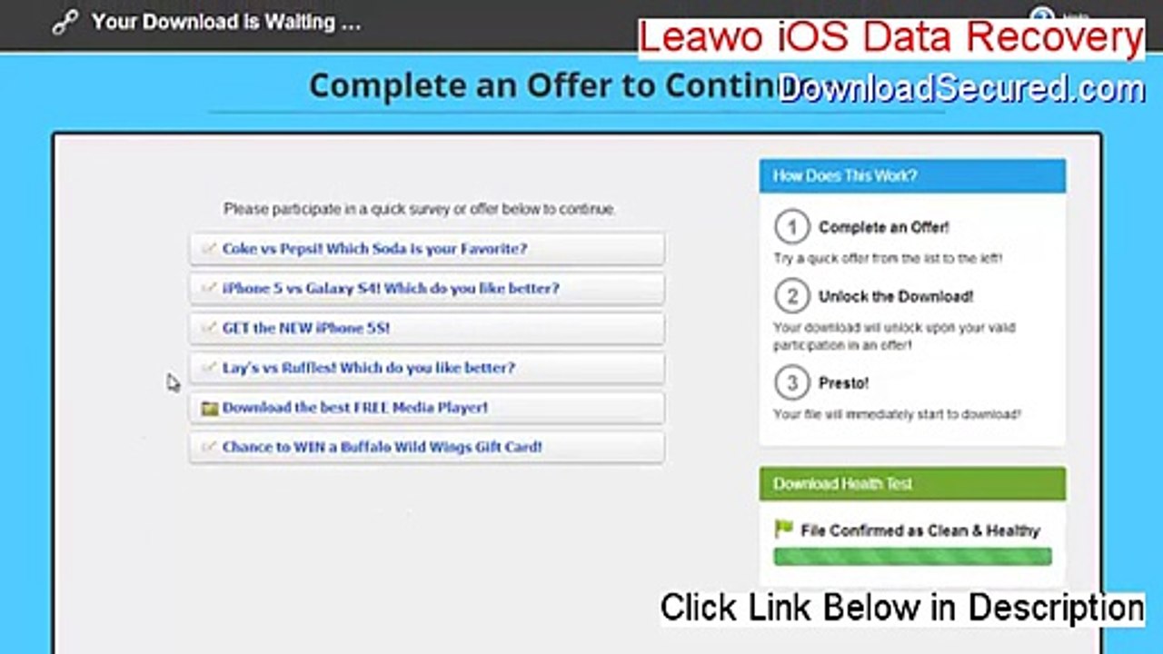 Leawo iOS Data Recovery Full Download (Risk Free Download)