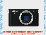 Nikon 1 J1 10.1 MP HD Digital Camera Body Only (Black)