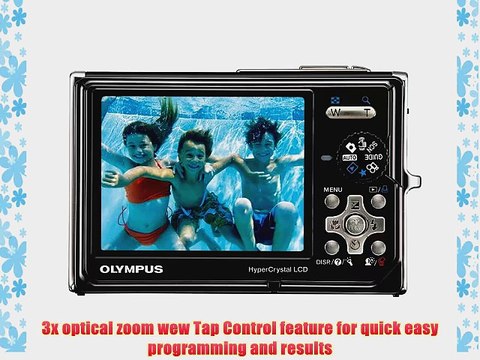 Olympus Stylus 1050SW 10.1MP Digital Camera with 3x Optical Zoom (Black)