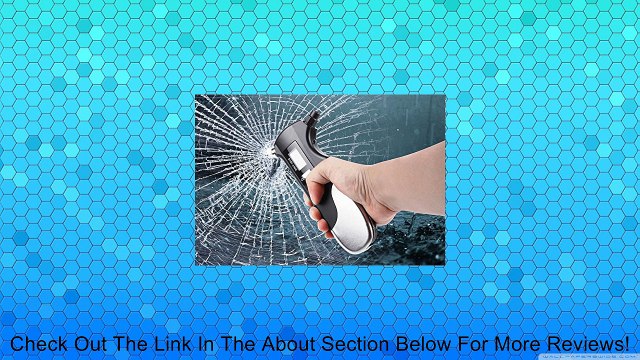 Chafon Multi-functional Accurate Monitor Talking Digital Tire Tyre Pressure Gauge Tools-Built In Escape Glass Hammer Auto Glass Breaker, Seat Belt Cutter , Flashlight and a Variety of Convenient Knife for Cars, Trucks, Motorcycles and Bicycless,Keep Your