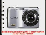 Fujifilm FinePix AX250 14MP 5x Optical/6.7x Digital Zoom HD Camera (Silver)