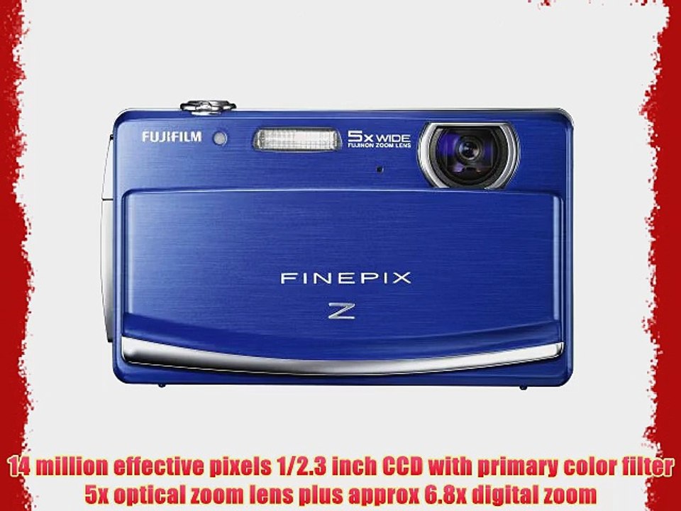 Fujifilm FinePix Z90 14 MP Digital Camera with Fujinon 5x Wide Angle Optical Zoom Lens and