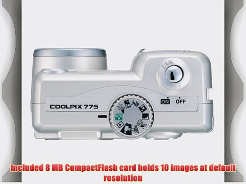 Nikon Coolpix 775 2MP Digital Camera with 3x Optical Zoom