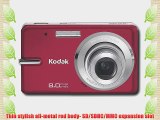 Kodak EasyShare M883 8MP 3x Optical Zoom Digital Camera (Red)