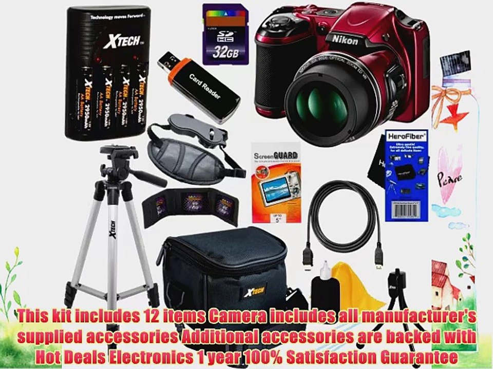 Nikon COOLPIX L820 16 MP CMOS Digital Camera with 30x Zoom Lens