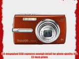 Olympus Stylus 830 8MP Digital Camera with Dual Image Stabilized 5x Optical Zoom (Orange)