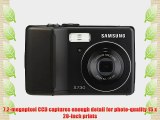 Samsung Digimax S730 7.2MP Digital Camera with 3x Advance Shake Reduction Optical Zoom (Black)