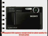 Sony Cybershot DSC-T10 7.2MP Digital Camera with 3x Optical Steady Shot Zoom (Black)