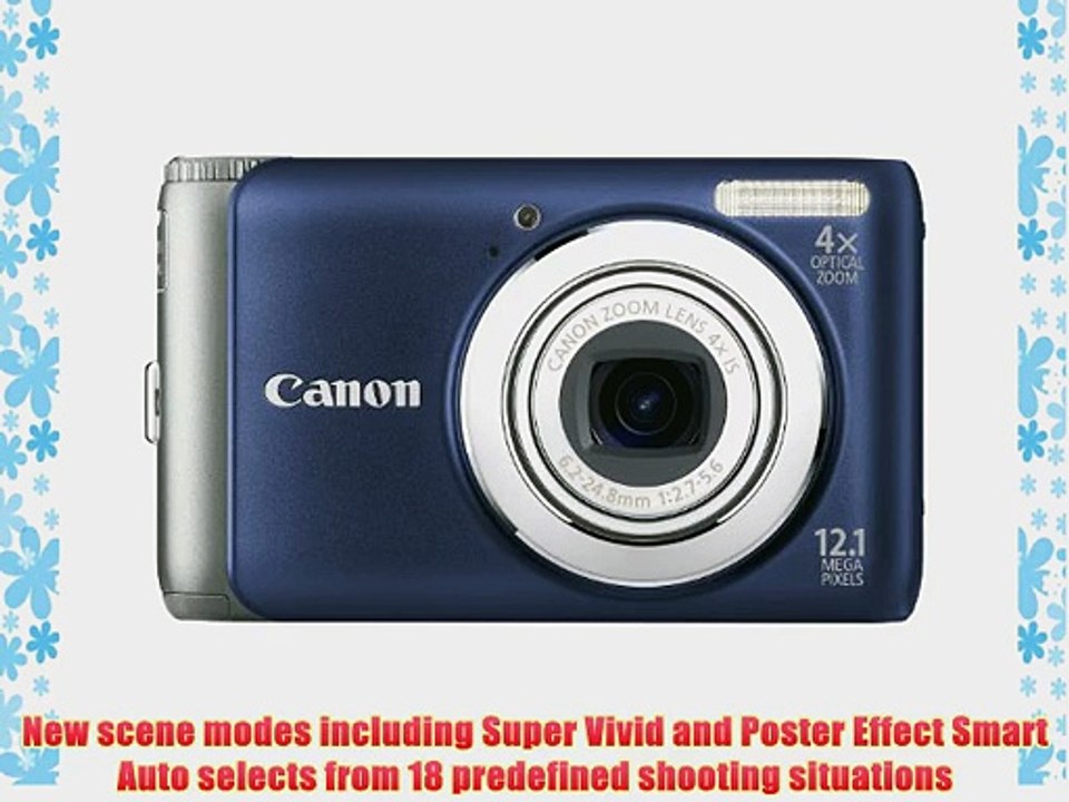 Canon PowerShot A3100IS 12.1 MP Digital Camera with 4x Optical Image Stabilized Zoom and 2.7-Inch