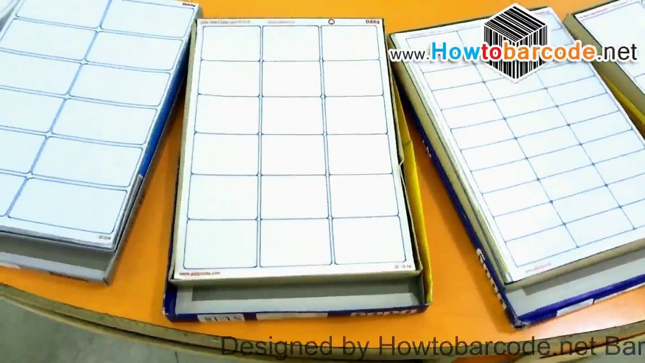 Printing barcodes using Laser Printer