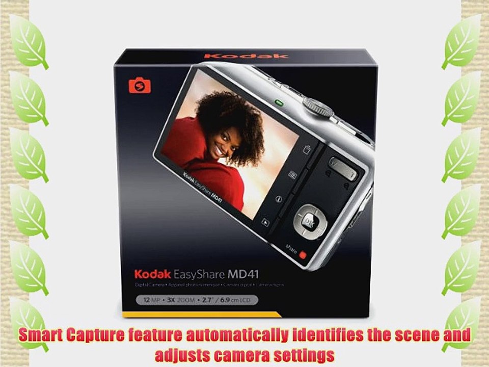 Kodak EasyShare MD41 12 MP Digital Camera with 3x Optical Zoom and 2.7 inch LCD (Black)