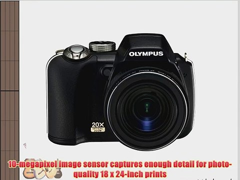 Olympus SP-565UZ 10MP Digital Camera with 20x Optical Dual Image Stabilized Zoom