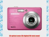 Samsung SL102 10MP Digital Camera with 3x Optical Zoom and 2.5 inch LCD (Pink)