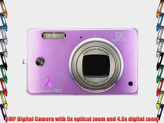 GE H855-PK 8 MP Digital Camera with 5x Optical Zoom and 3.0-Inch LCD (Pink)