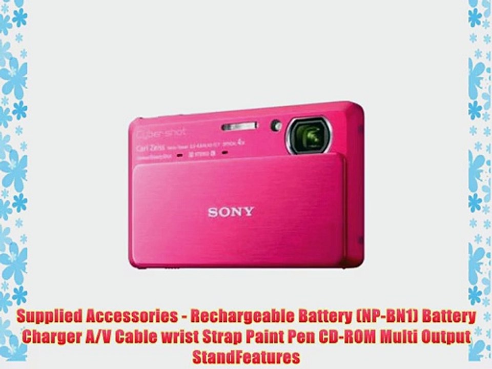 Sony TX Series DSC-TX9/R 12.2MP Digital Still Camera with Exmor R CMOS Sensor and 3D Sweep