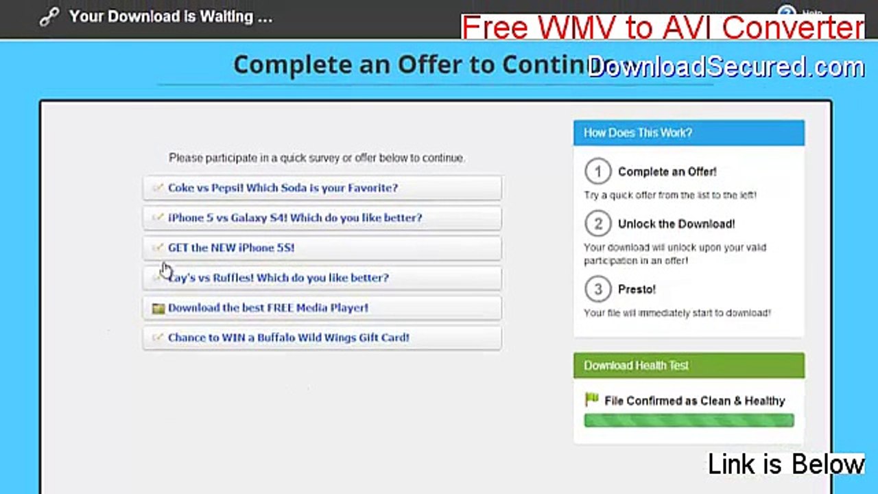 Free WMV to AVI Converter Cracked - Instant Download