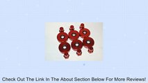 J-Specialty Anodized Red Billet Aluminum Valve Cover Washer & Cup Nut for B16 B18 Review