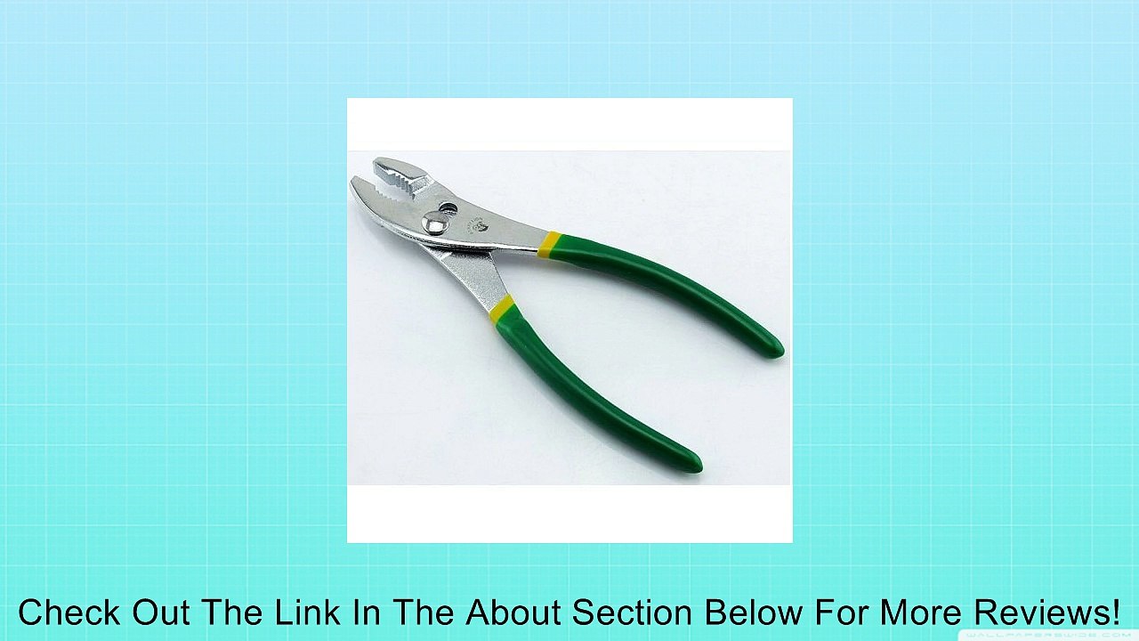UDTEE New/Durable Green Color Plastic Handle High Quality Alloy Groove Slip-joint Plier,150mm Review
