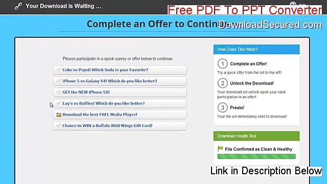 Free PDF To PPT Converter Cracked (Legit Download)
