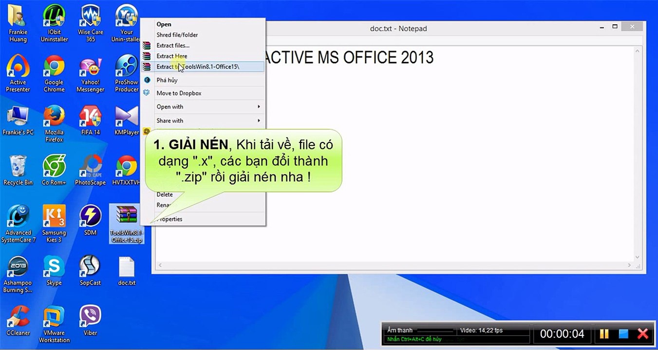 Cách Crack Office 2013 - How to Active Office 2013 - LAT MEDIA 2015 [NEW]