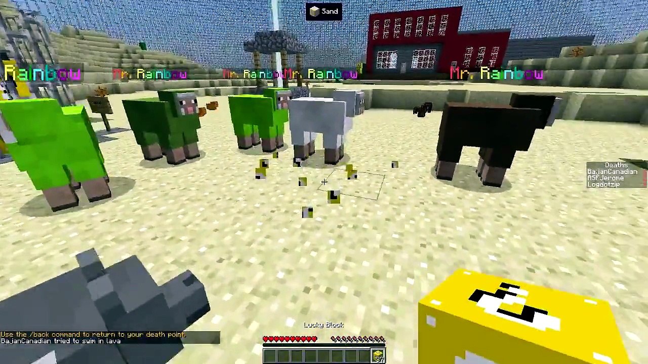LUCKY BLOCKS RED VS BLUE VS GREEN MOD CHALLENGE...