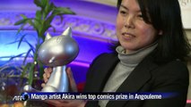 Japanese manga artist wins top comic prize at Angouleme