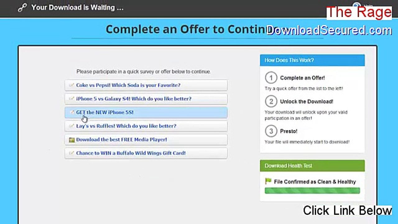 The Rage Serial - Risk Free Download