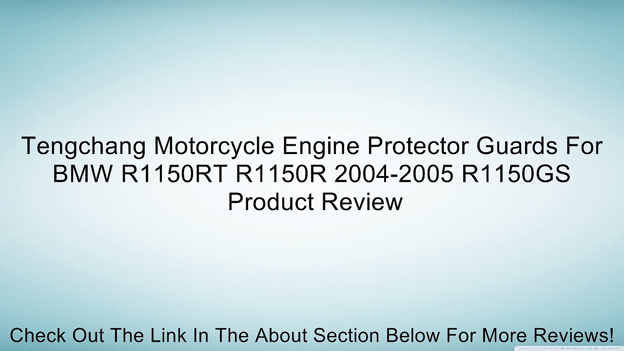 Tengchang Motorcycle Engine Protector Guards For BMW R1150RT R1150R 2004-2005 R1150GS Review