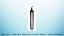 Catalina Medical Aluminum Cylinder Tank With Post Valve, On/off Toggle, Pressure Gauge - 24 Cubic Feet 