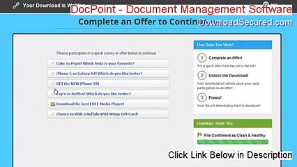 DocPoint - Document Management Software Keygen (Risk Free Download 2015)