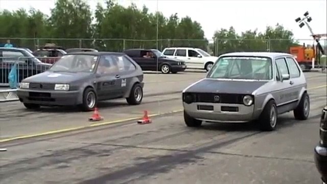 VW Golf 1 VR6 Turbo 4 Motion Vs. VW Polo R32 Bi-Turbo - VW Alarm 2010 Großenhain