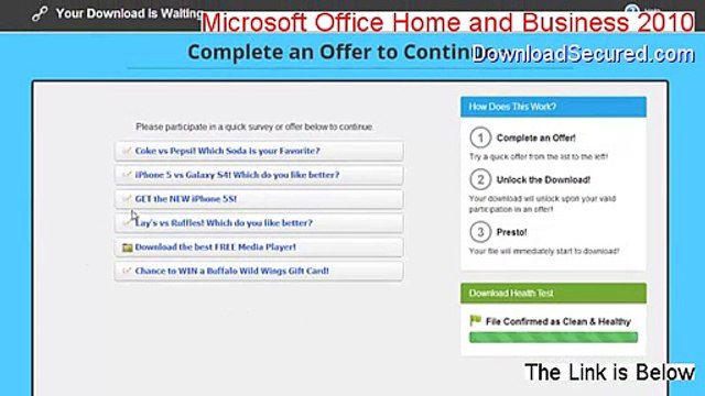 Microsoft Office Home and Business 2010 Full Download [Download Now 2015]