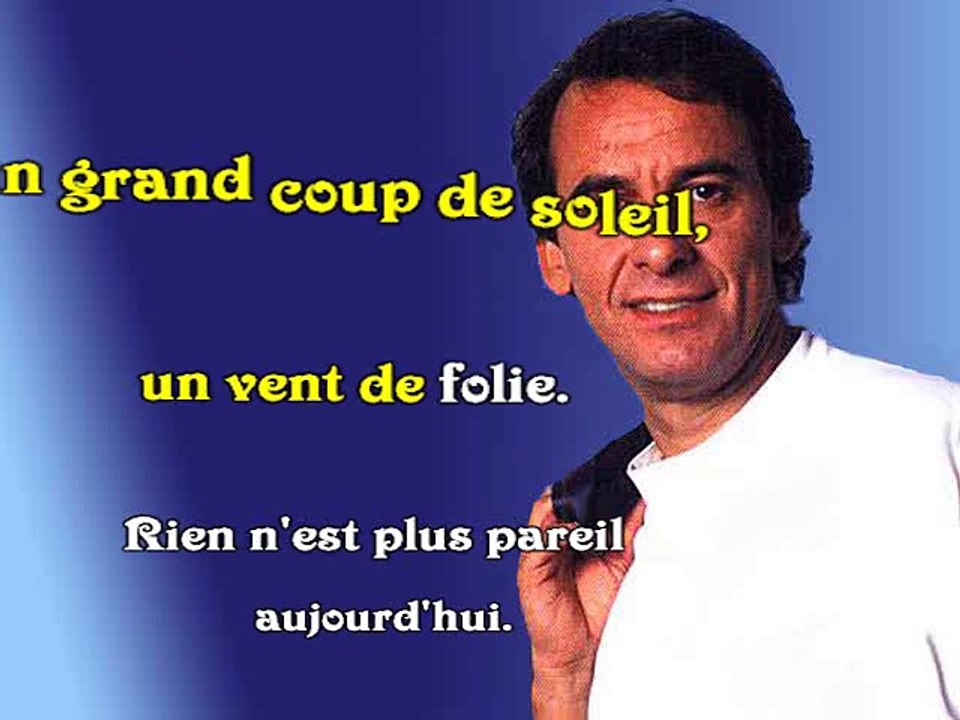 KARAOKE MICHEL FUGAIN - C'est la fête