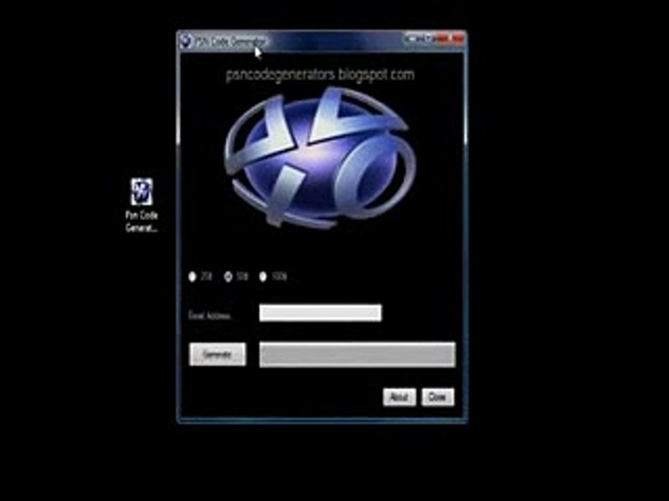 Free PSN Code Generator v1 002