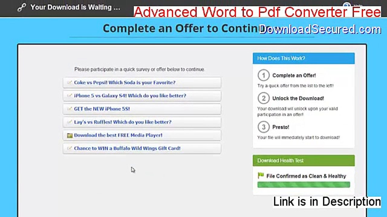 Advanced Word to Pdf Converter Free Serial [Instant Download]