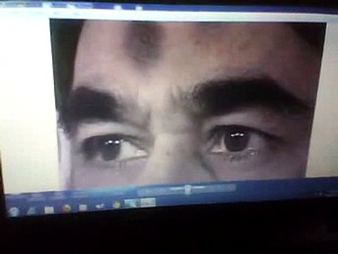 word Allah on the forehead of Hazrat Ilyas Attar Qadri