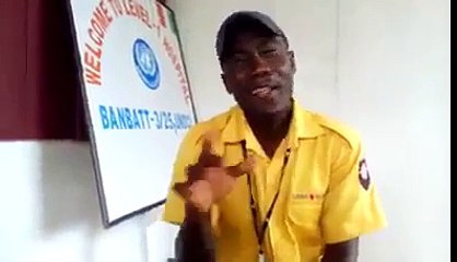 African guy sings a Bengali song(sadher lau banailo more boiragi )