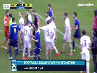 12η Ζάκυνθος-ΑΕΛ 2-1 2014-15 Ώρα Ελλάδος Οte tv