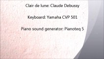 Clair de Lune by Claude debussy - pianoteq
