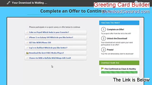 Greeting Card Builder Full Download - Risk Free Download (2015)