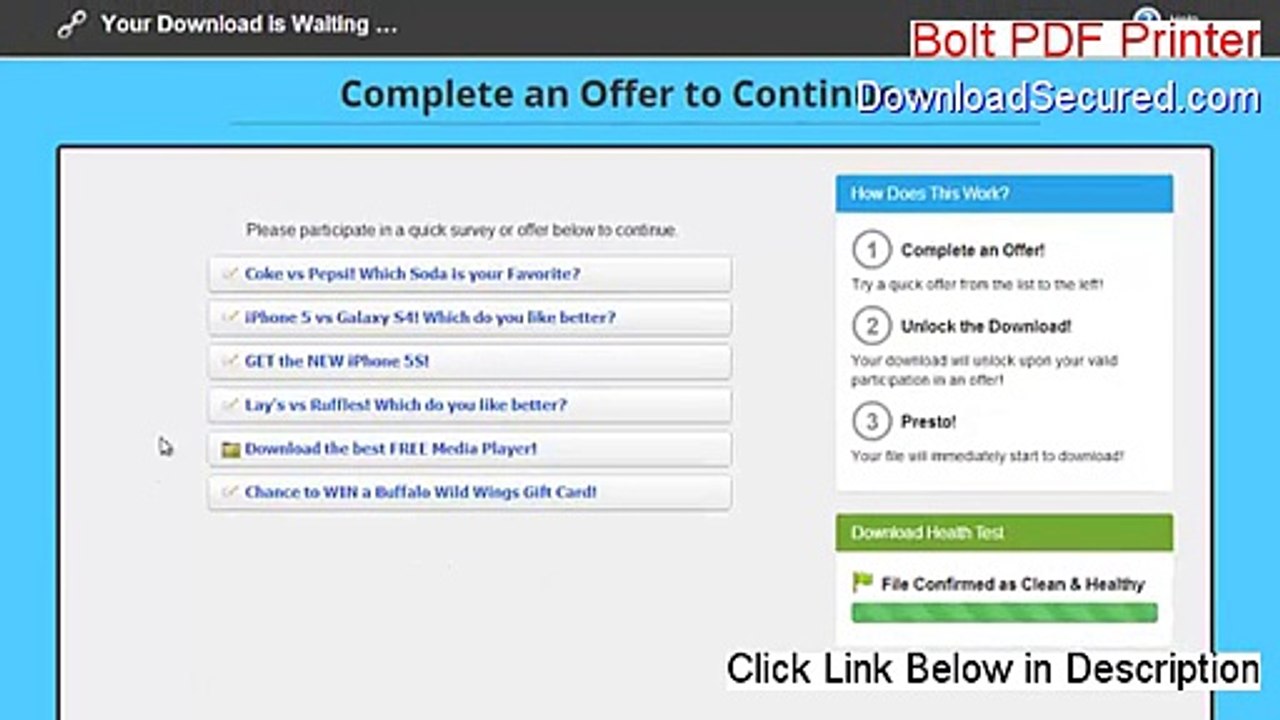 Bolt PDF Printer Cracked - Risk Free Download [2015]
